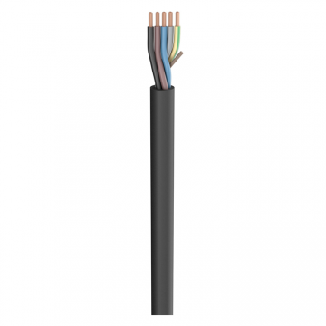 Cáp nguồn Sommer SC-Rubberflex-0560, 5x6.0 mm² màu đen